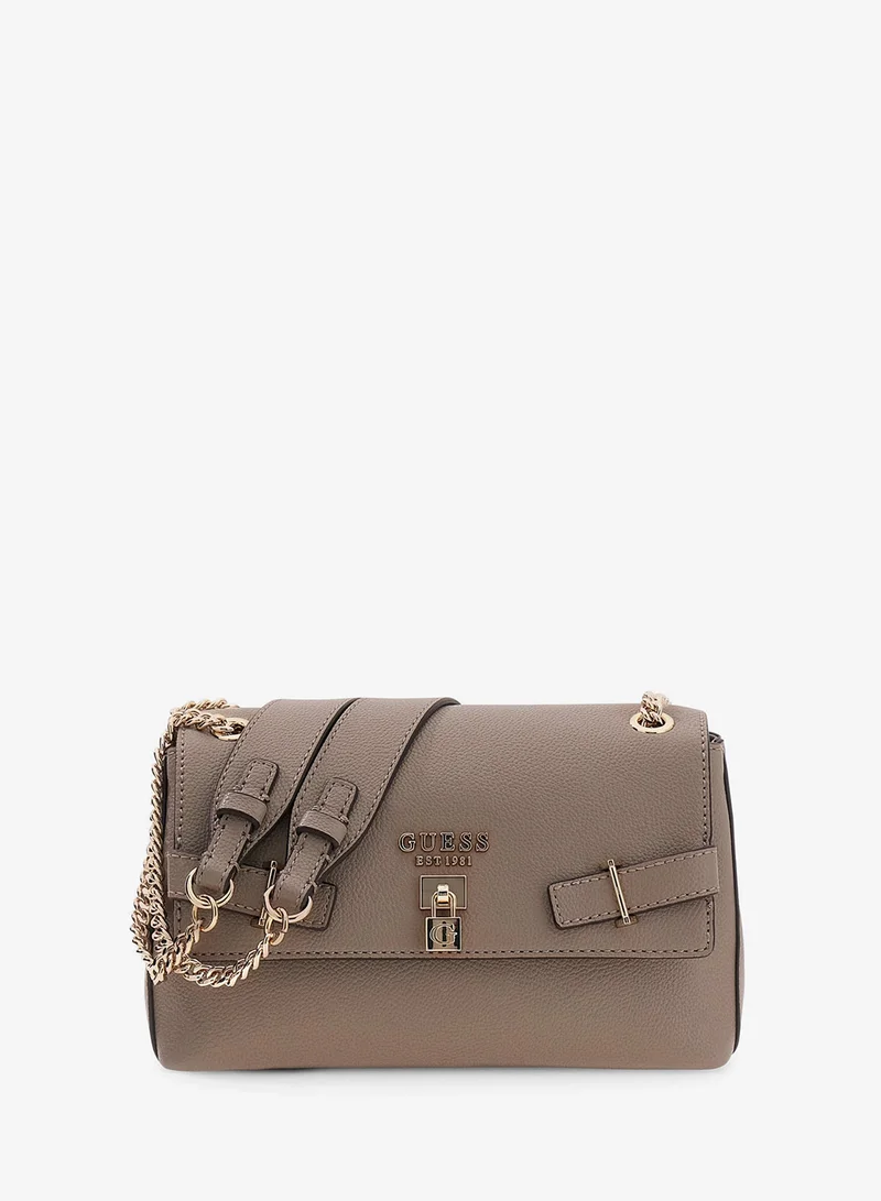GUESS Yesba Convertible Flap Over Crossbody Bag